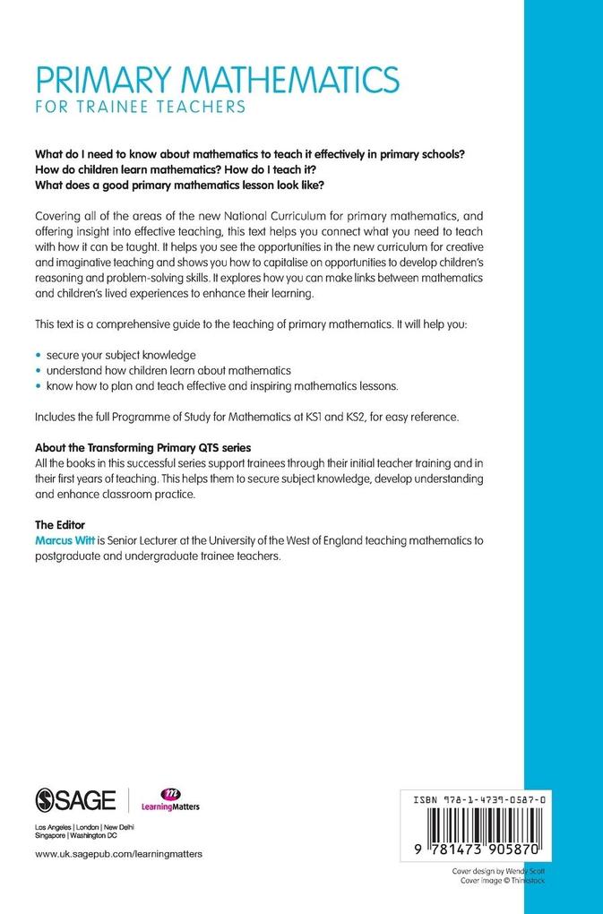 Weitere Ansicht: Primary Mathematics for Trainee Teachers