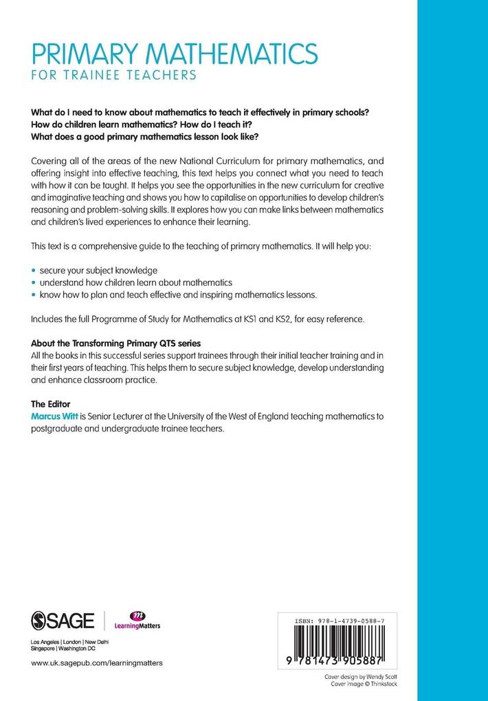 Weitere Ansicht: Primary Mathematics for Trainee Teachers