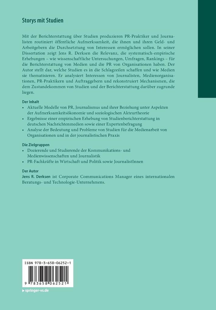Weitere Ansicht: Storys mit Studien | Jens R. Derksen