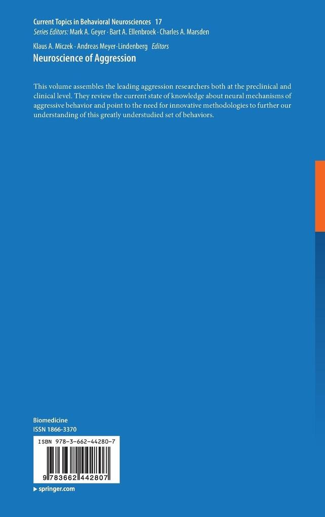 Weitere Ansicht: Neuroscience of Aggression