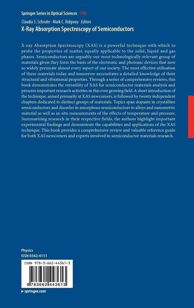 Weitere Ansicht: X-Ray Absorption Spectroscopy of Semiconductors