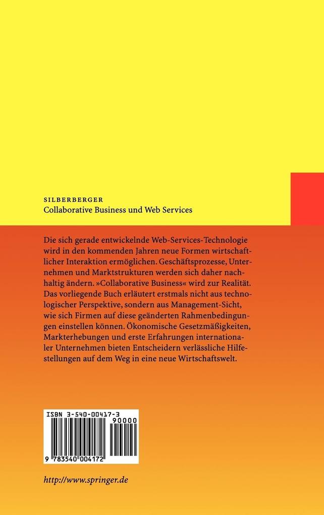 Weitere Ansicht: Collaborative Business und Web Services | Holger Silberberger