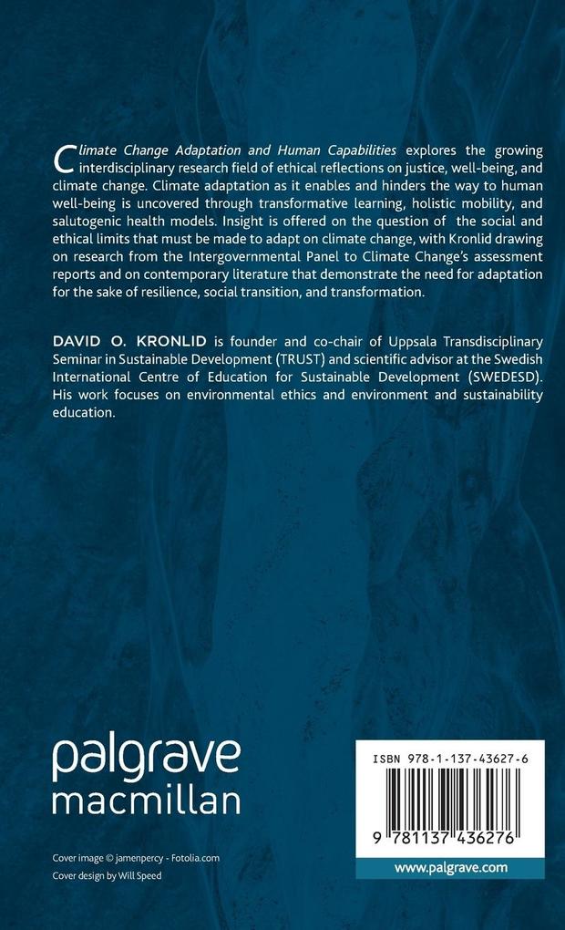 Weitere Ansicht: Climate Change Adaptation and Human Capabilities | D. Kronlid