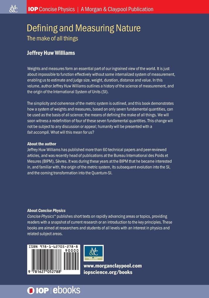 Weitere Ansicht: Defining and Measuring Nature | Jeffrey H. Williams