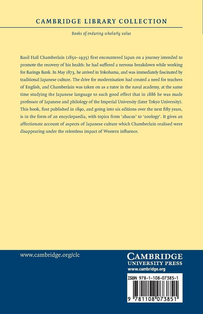 Weitere Ansicht: Things Japanese | Basil Hall Chamberlain