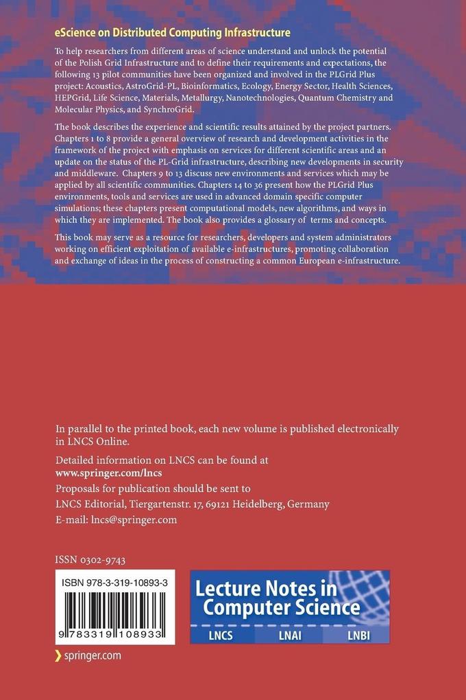 Weitere Ansicht: eScience on Distributed Computing Infrastructure