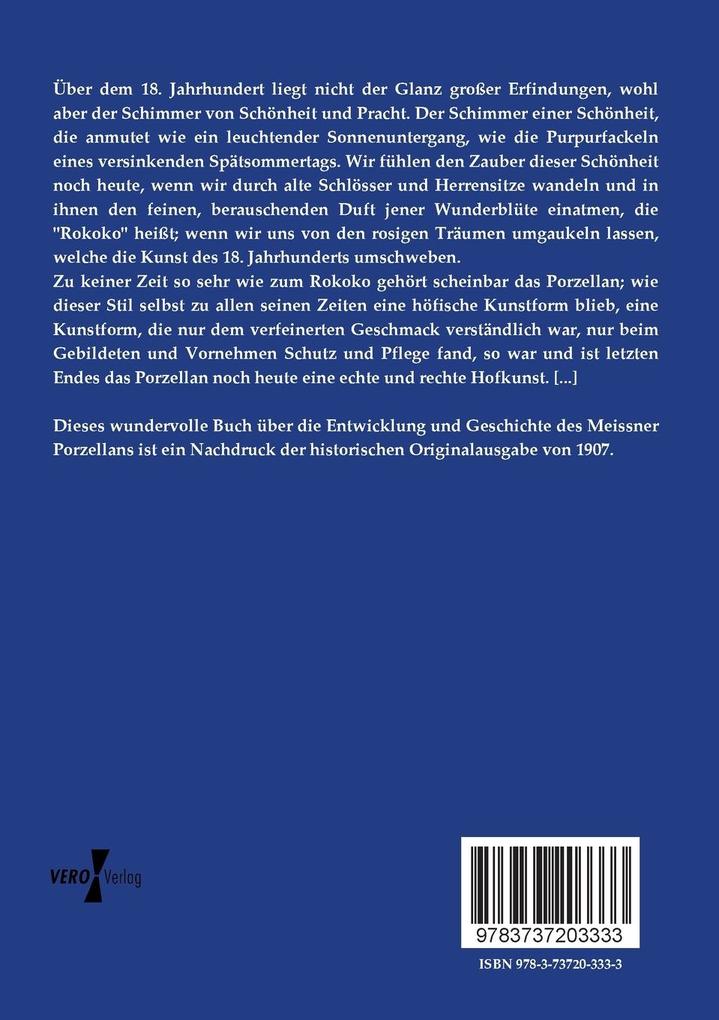 Weitere Ansicht: Meissner Porzellan - seine Geschichte und künstlerische Entwicklung | Willy Doenges