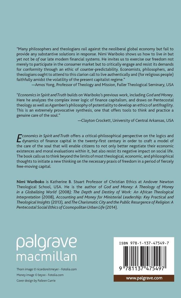 Weitere Ansicht: Economics in Spirit and Truth | N. Wariboko