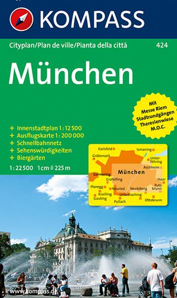 Produktbild: München 1 : 22 500. Cityplan
