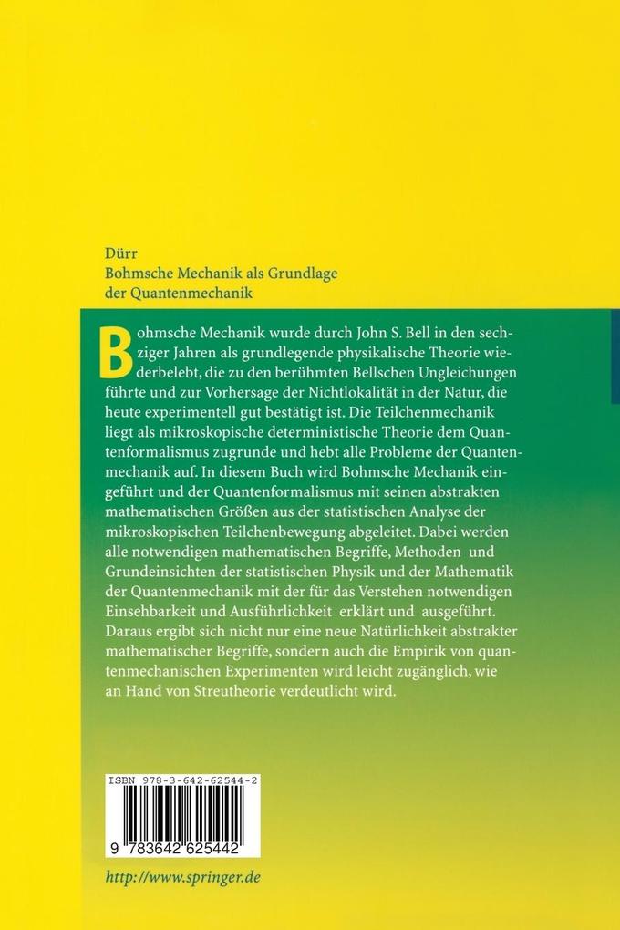 Weitere Ansicht: Bohmsche Mechanik als Grundlage der Quantenmechanik | Detlef Dürr