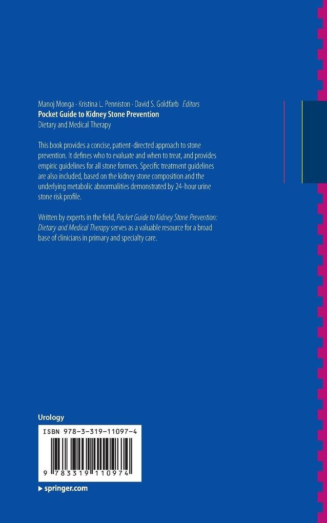 Weitere Ansicht: Pocket Guide to Kidney Stone Prevention