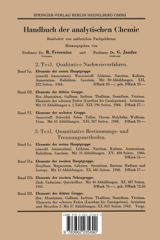 Weitere Ansicht: Elemente der Achten Hauptgruppe | Heinrich Kahle, Berta Karlik