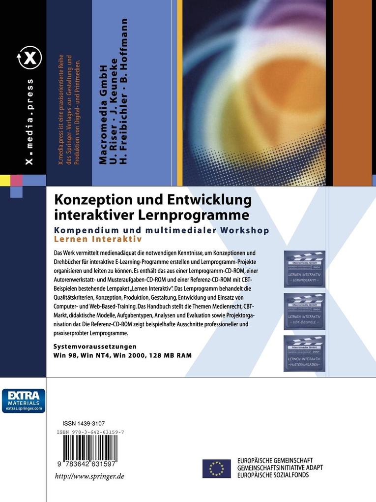 Weitere Ansicht: Konzeption und Entwicklung interaktiver Lernprogramme