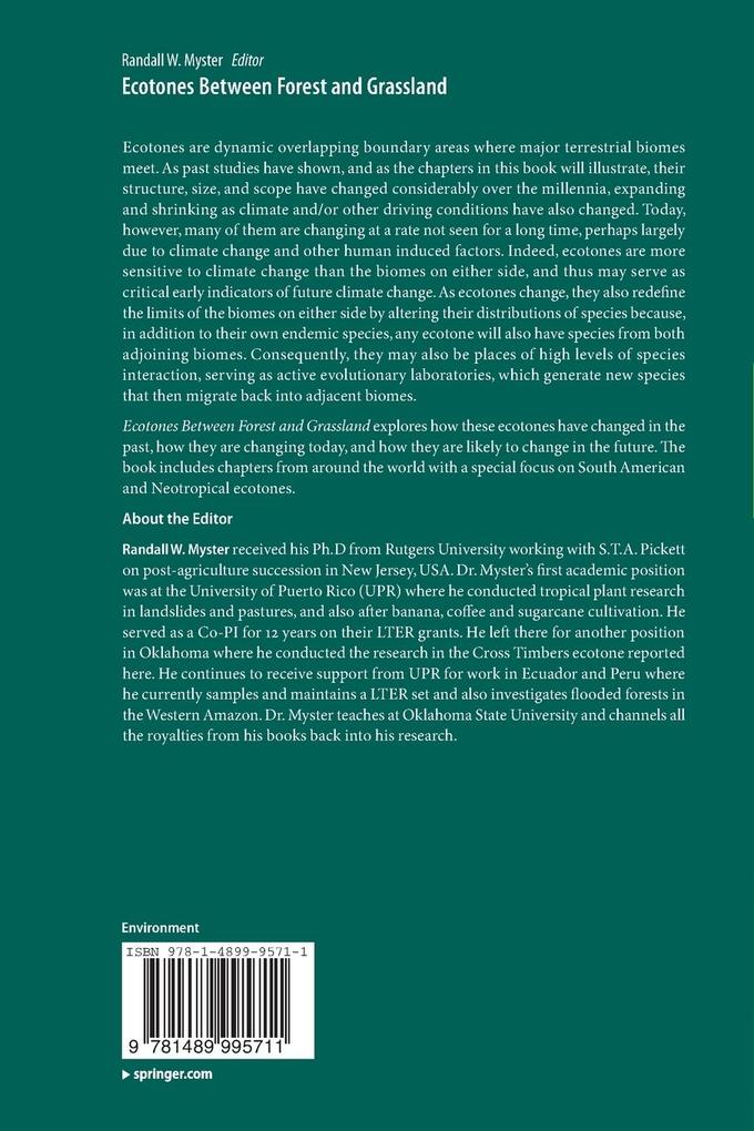 Weitere Ansicht: Ecotones Between Forest and Grassland