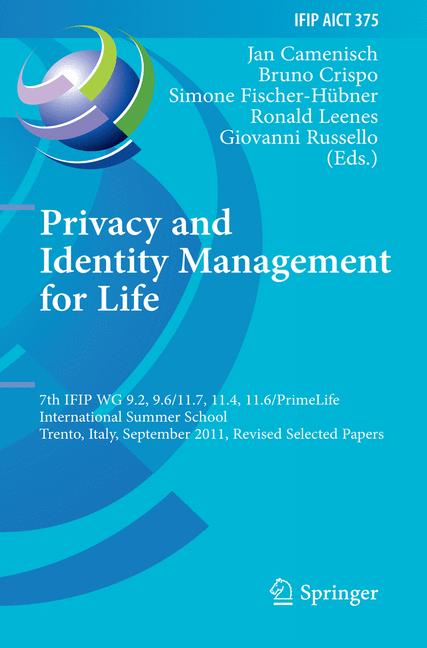 Weitere Ansicht: Privacy and Identity Management for Life