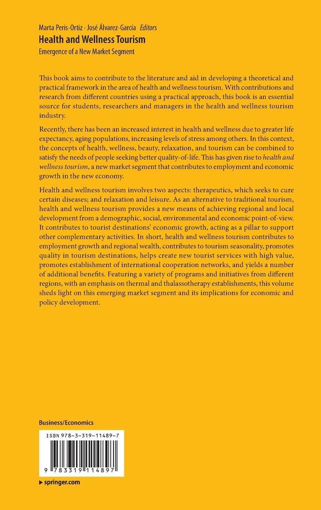 Weitere Ansicht: Health and Wellness Tourism