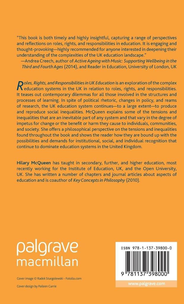 Weitere Ansicht: Roles, Rights, and Responsibilities in UK Education | H. McQueen