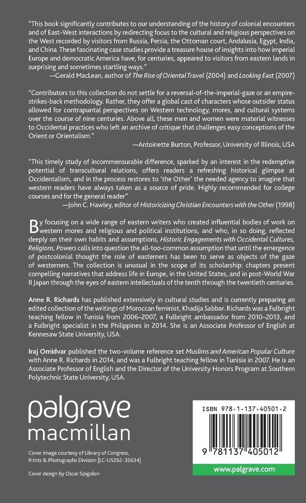 Weitere Ansicht: Historic Engagements with Occidental Cultures, Religions, Powers