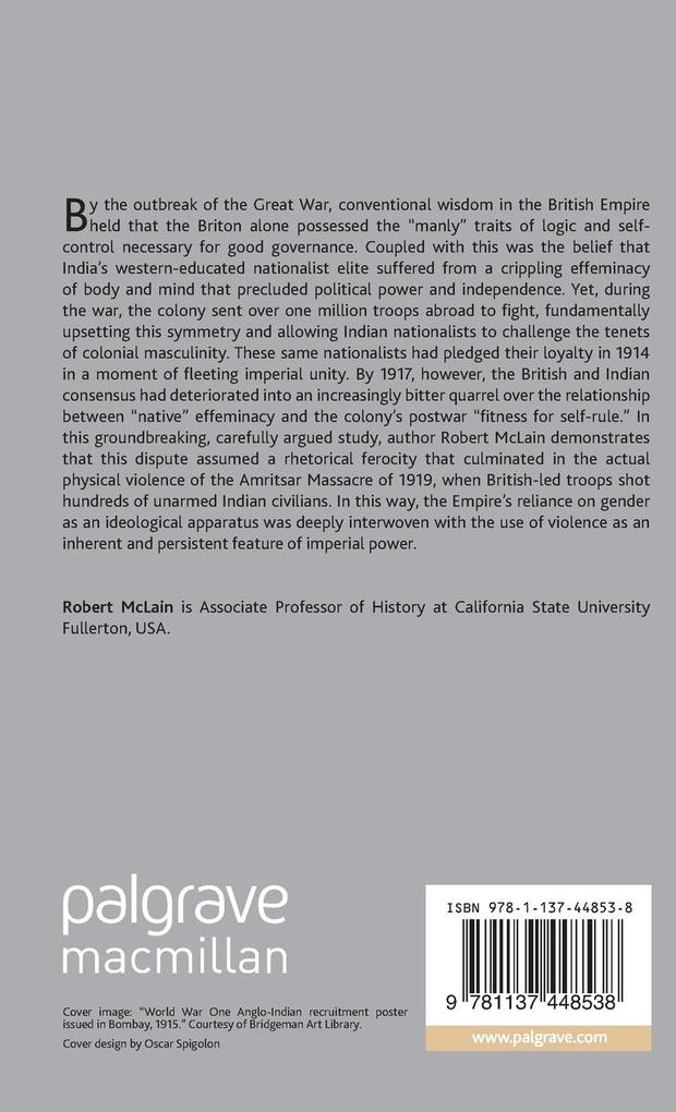 Weitere Ansicht: Gender and Violence in British India | R. McLain