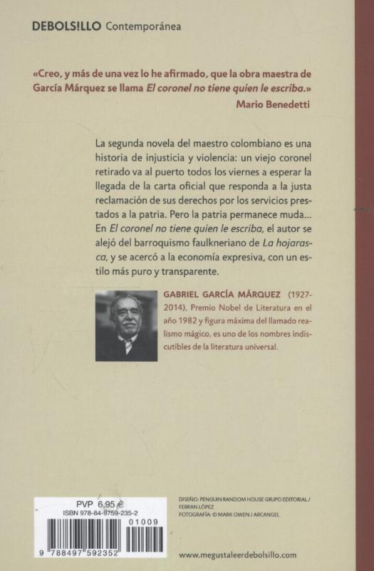 Weitere Ansicht: El coronel no tiene quien le escriba | Gabriel Garcia Marquez