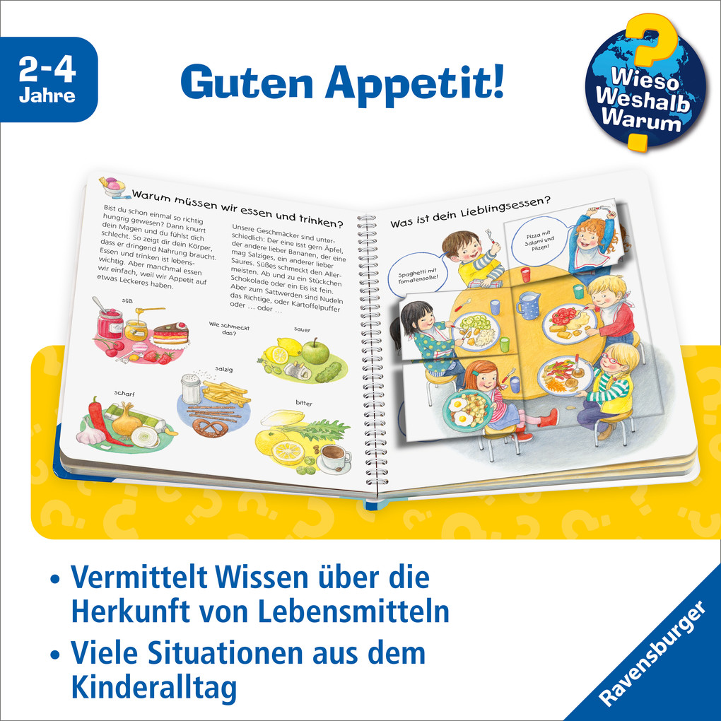 Weitere Ansicht: Wieso? Weshalb? Warum? junior, Band 53: Was essen wir? | Doris Rübel