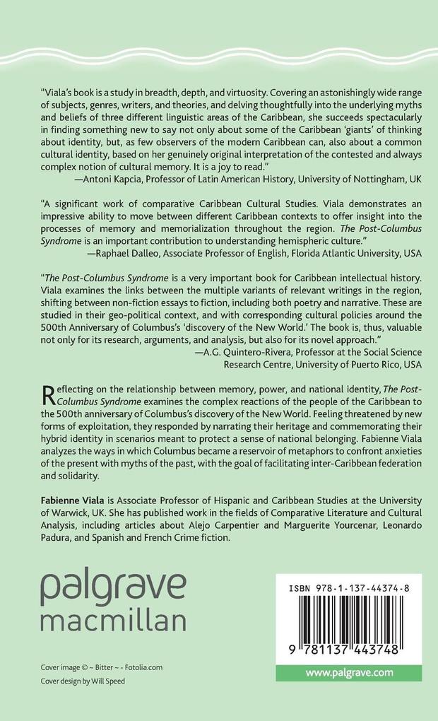 Weitere Ansicht: The Post-Columbus Syndrome | F. Viala, Fabienne Viala