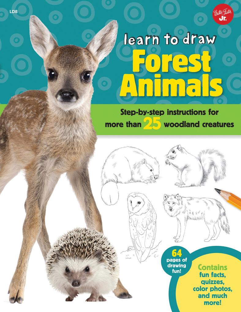 Produktbild: Learn to Draw Forest Animals | Robbin Cuddy