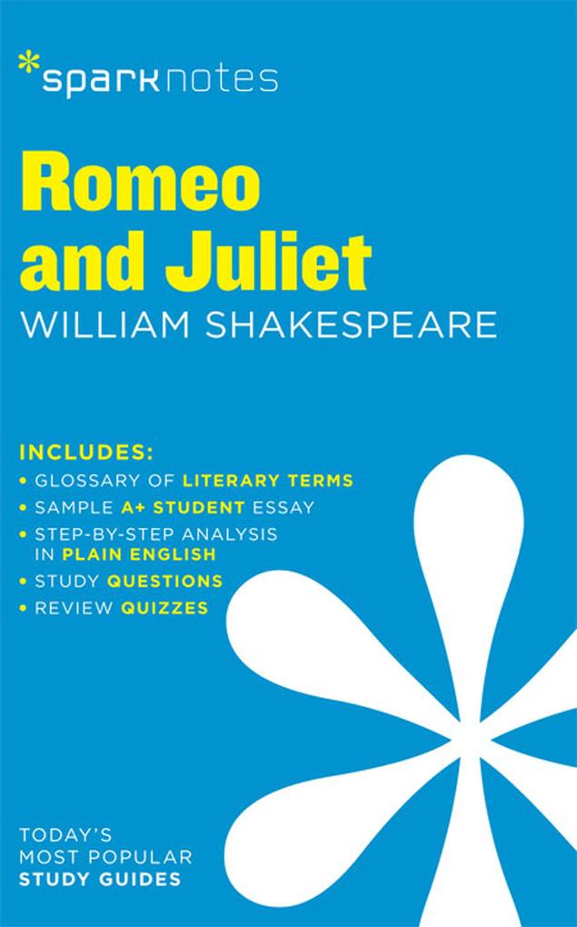 Produktbild: Romeo and Juliet SparkNotes Literature Guide | SparkNotes, William Shakespeare