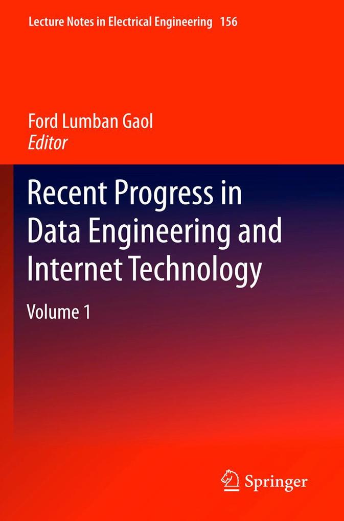 Produktbild: Recent Progress in Data Engineering and Internet Technology