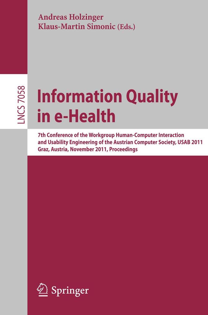 Produktbild: Information Quality in e-Health