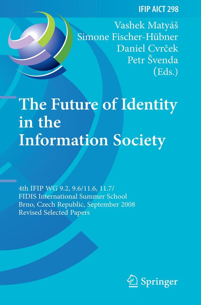 Produktbild: The Future of Identity in the Information Society