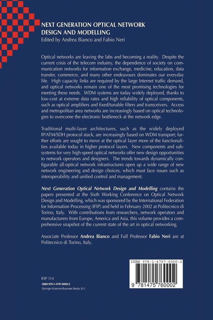 Weitere Ansicht: Next Generation Optical Network Design and Modelling