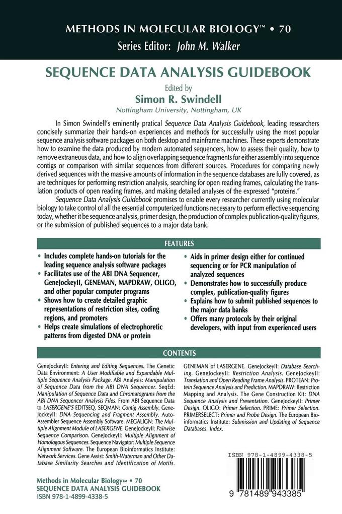 Weitere Ansicht: Sequence Data Analysis Guidebook