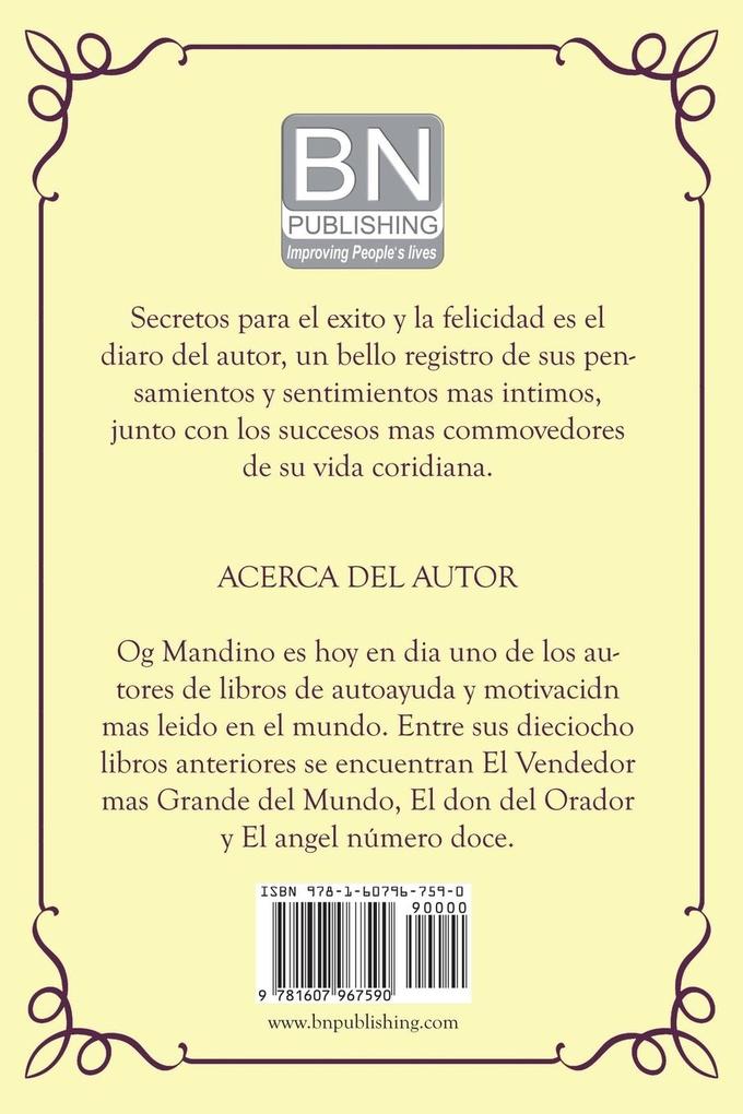 Weitere Ansicht: Secretos Para El Exito y La Felicidad | Og Mandino