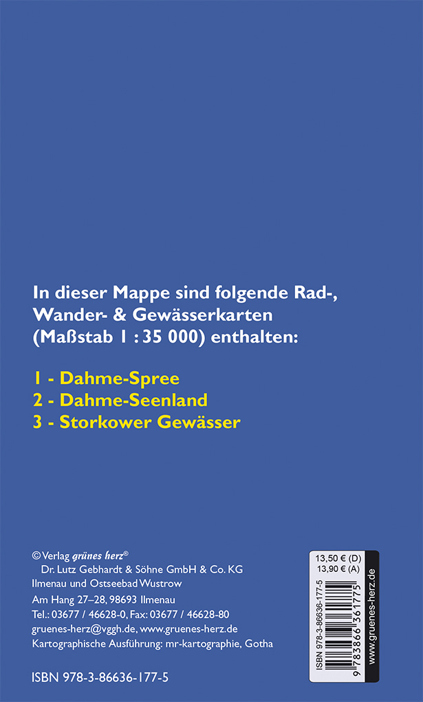 Weitere Ansicht: Rad-, Wander- und Gewässerkarten-Set: Spree- und Dahme-Heideseen