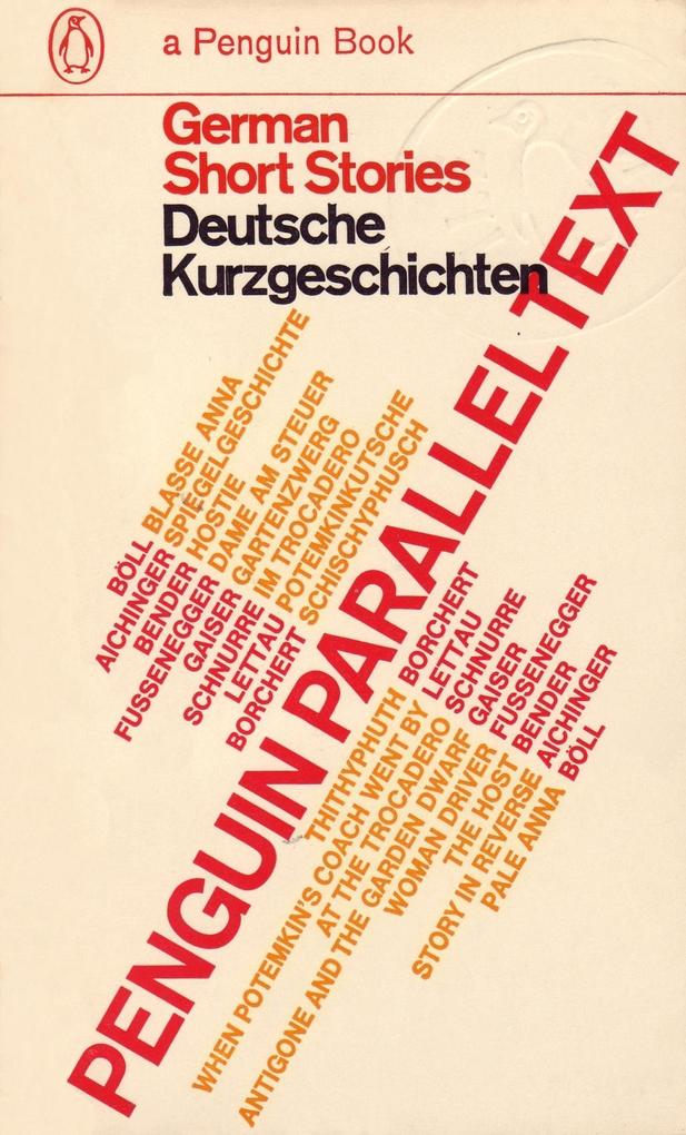 Produktbild: Parallel Text: German Short Stories