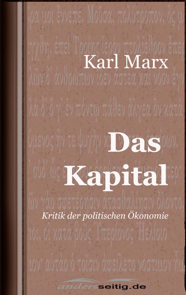 Produktbild: Das Kapital | Karl Marx