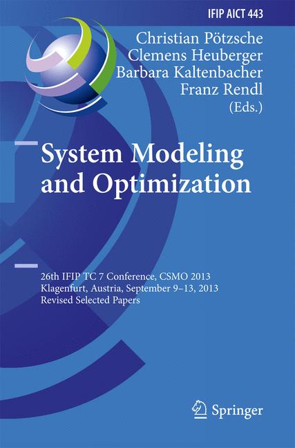 Weitere Ansicht: System Modeling and Optimization