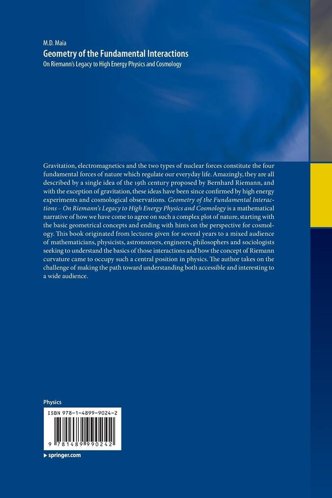 Weitere Ansicht: Geometry of the Fundamental Interactions | M. D. Maia