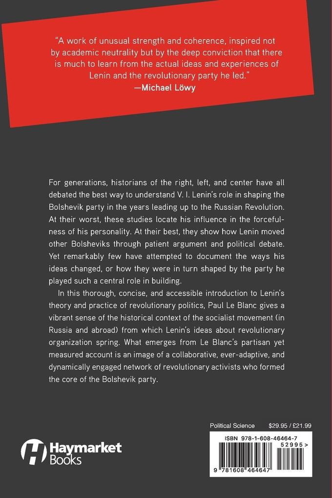Weitere Ansicht: Lenin and the Revolutionary Party | Paul Le Blanc
