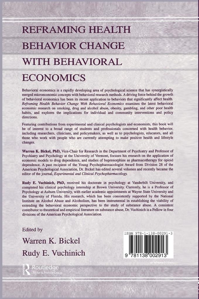 Weitere Ansicht: Reframing Health Behavior Change With Behavioral Economics