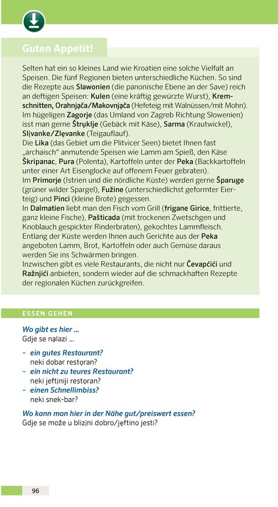 Weitere Ansicht: PONS Reise-Sprachführer Kroatisch