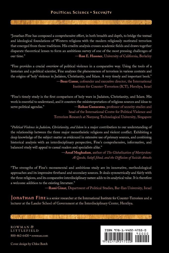 Weitere Ansicht: Political Violence in Judaism, Christianity, and Islam | Jonathan Fine
