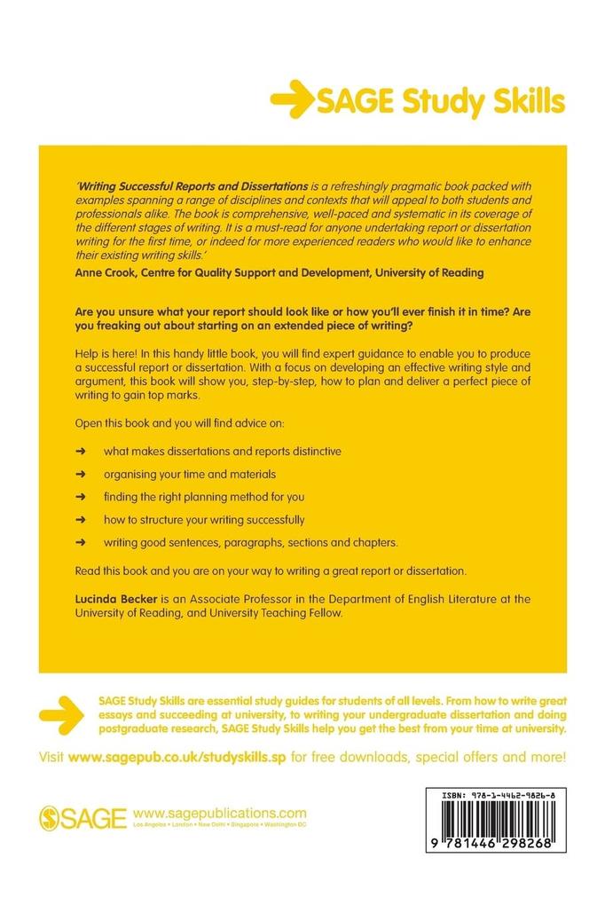 Weitere Ansicht: Writing Successful Reports and Dissertations | Lucinda Becker