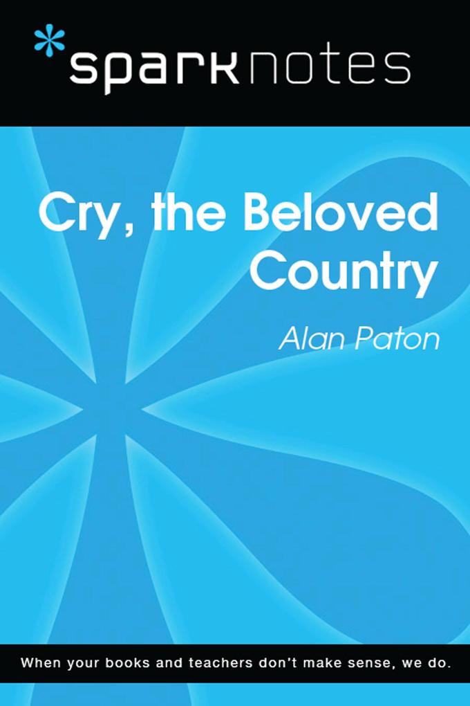 Produktbild: Cry, the Beloved Country (SparkNotes Literature Guide) | SparkNotes
