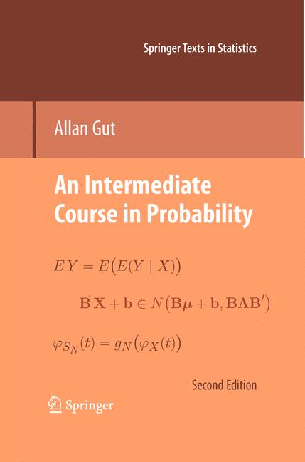 Weitere Ansicht: An Intermediate Course in Probability | Allan Gut