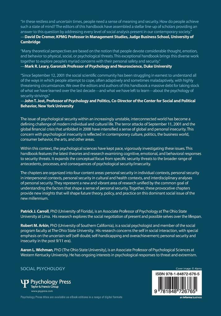 Weitere Ansicht: Handbook of Personal Security