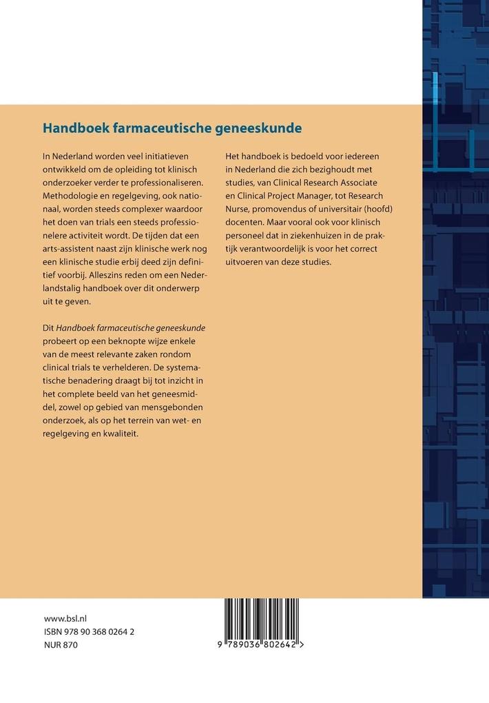 Weitere Ansicht: Handboek Farmaceutische Geneeskunde