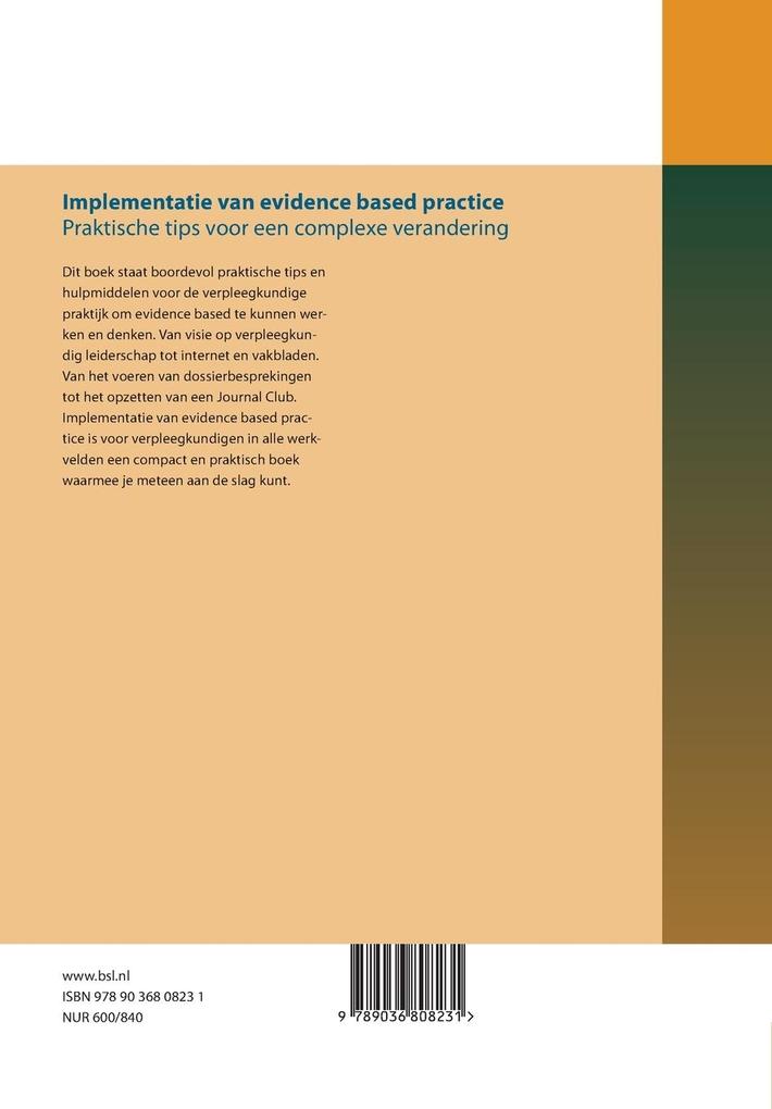 Weitere Ansicht: Implementatie van evidence based practice