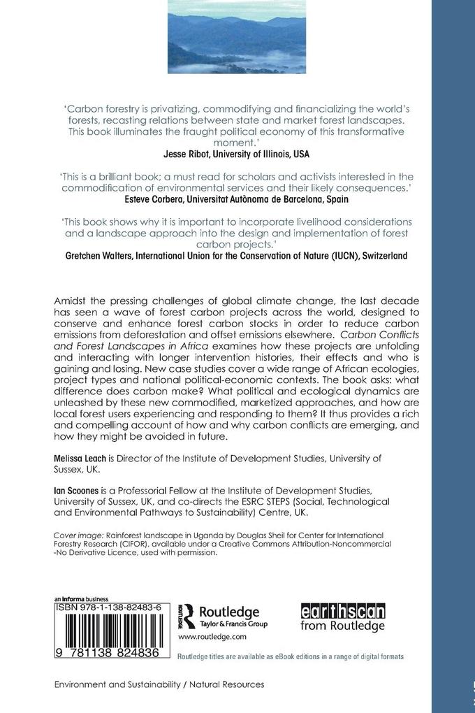 Weitere Ansicht: Carbon Conflicts and Forest Landscapes in Africa